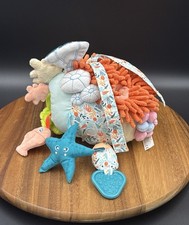 Miniland Sensorial Reef Plush Toy Rattle Baby Teething Infant Sensory Develop