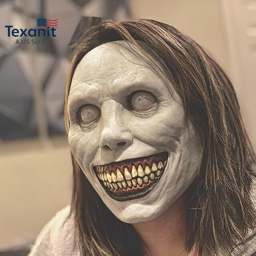 Scary Halloween Mask for Adults, Realistic and Durable Latex Creepy ...