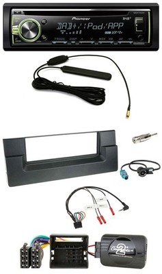 Pioneer MP3 USB CD DAB Lenkrad Autoradio für BMW 5er E39 01-04 Aktivsystem Quadl