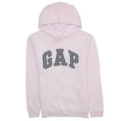 GAP Damen Rosa Pullover Hoodie Medium Baumwollmischung Logo Sweatshirt