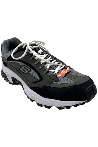 Skechers Men's Stamina Cutback Sneaker Charcoal/Black