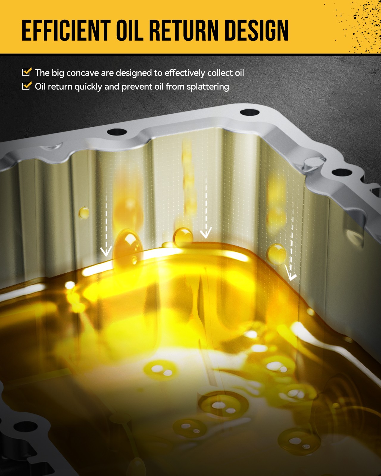 Aluminum Engine Oil Pan For 2000-2002 Mercedes-Benz E320 All Engine URO009114