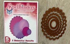 Spellbinders Nestabilities Classic Scalloped Ovals Die Set