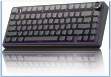AULA F75 PRO Mechanical Keyboard Black Gradient Gray Illuminated QWERTY English