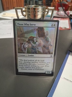 MTG Magic the Gathering Those Who Serve (32/347) Amonkhet LP FOIL