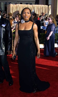 Angela Bassett during The 8th Screen Actors Guild Awards Arrivals - Old Photo 1