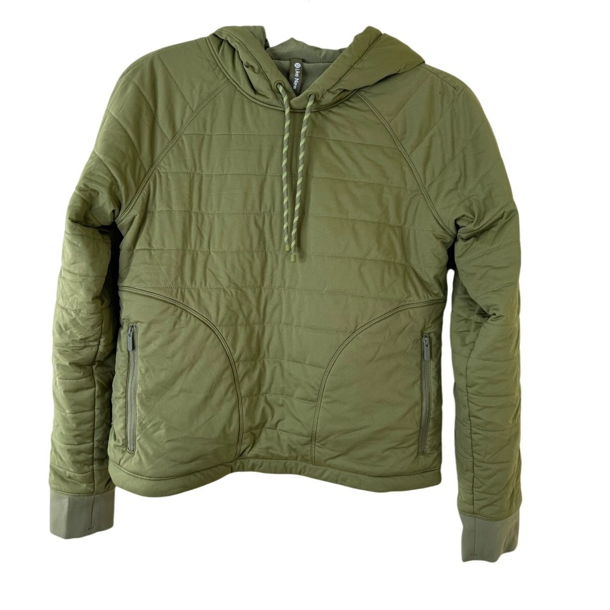 Lululemon Dynamic Movement Hoodie Women’s Size 4 Green Lightweight Active Jacket