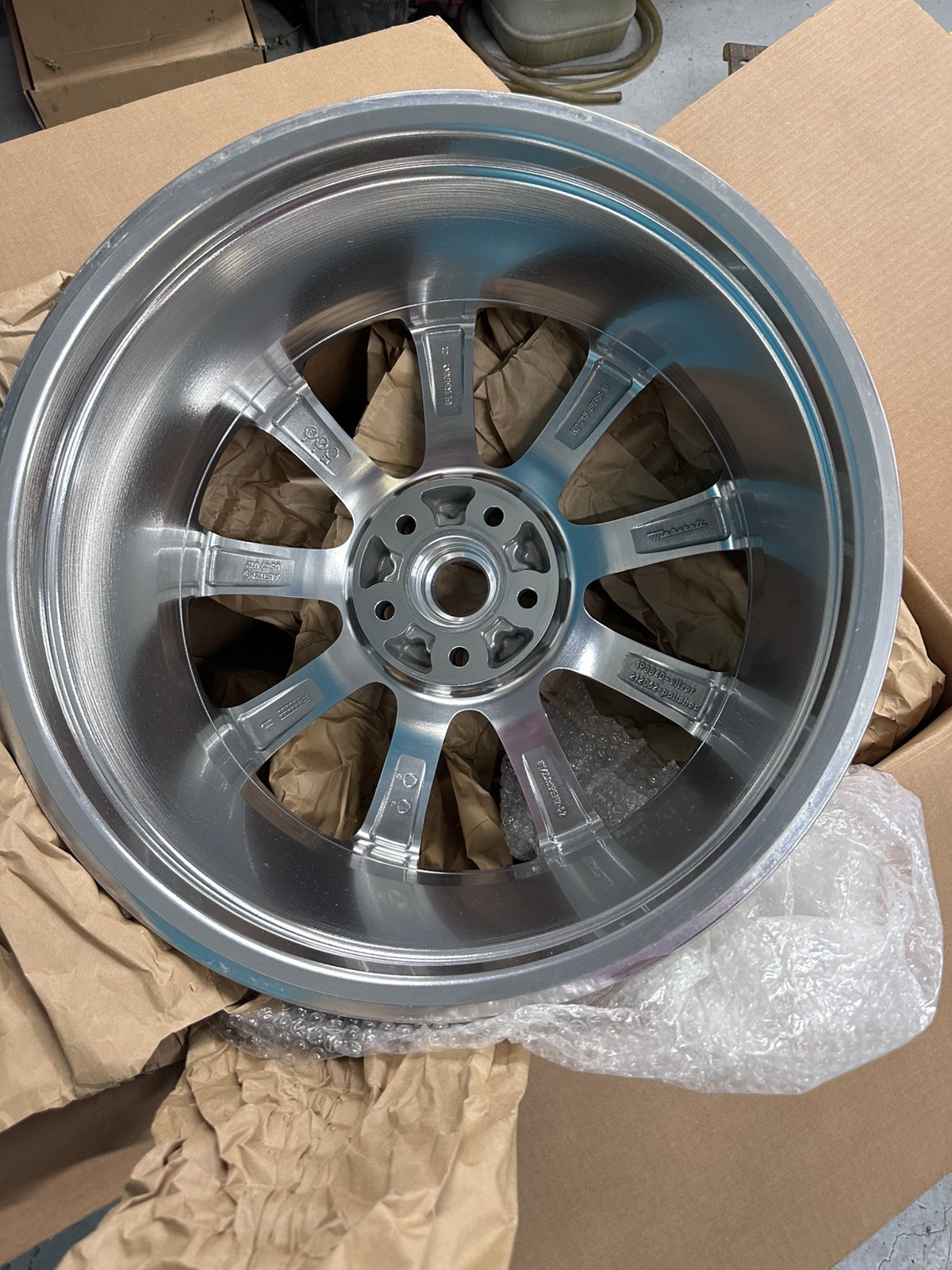2005-2012 Maserati Quattroporte M139 8.5X19 19" Front Wheel Rim 82380701 OEM