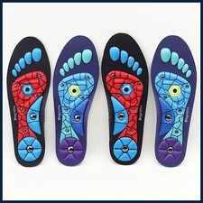 Magnetic Therapy Massage Insoles Men Foot Acupoint Massage Insoles Arch Support