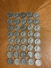 🪙 40-Coin Roll 1964 And Earlier Quarters 90% Silver! 🪙FREE SHIPPING!