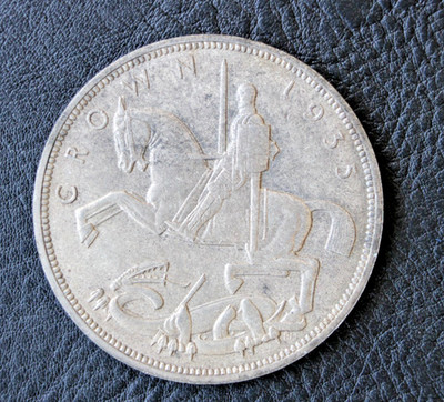 1935 United Kingdom 1 Crown George V Silver Jubilee LVB5.49 | eBay