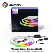 Skydimo Monitor Ambilight RGB LED Strip Backlight PC Gaming 24-34in USB