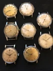 Lot of 9 Vintage Timex Waterproof Watches sold As IS