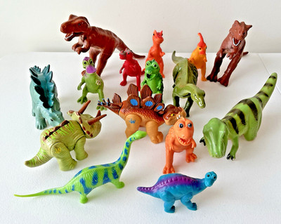Dinosaur Figures LOT (15) Playskool Jurassic World Limbs Move + Mixed Brands