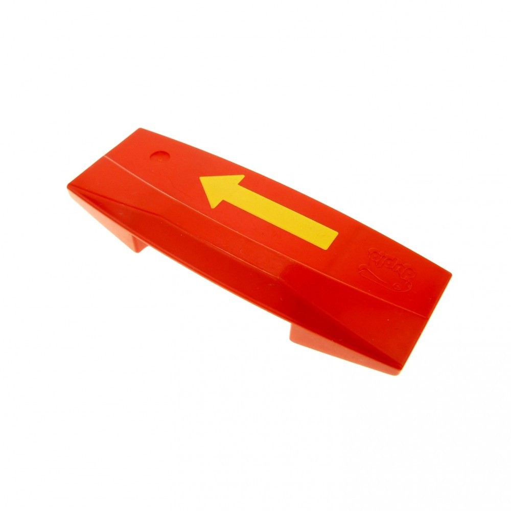 1X Lego Duplo Direction Changer Red Arrow Start Stop Track Code Stone 81917pb01