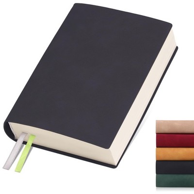 Thick Blank Journal Notebook 400 Pages 3.9 × 5.5 No Lines Soft dark gray