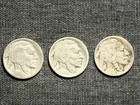 1920 PDS Buffalo Nickels - Set of 3 Coins