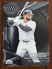 Topps 2026 Chrome Black Jasson Dominguez #110 Base Set New York Yankees