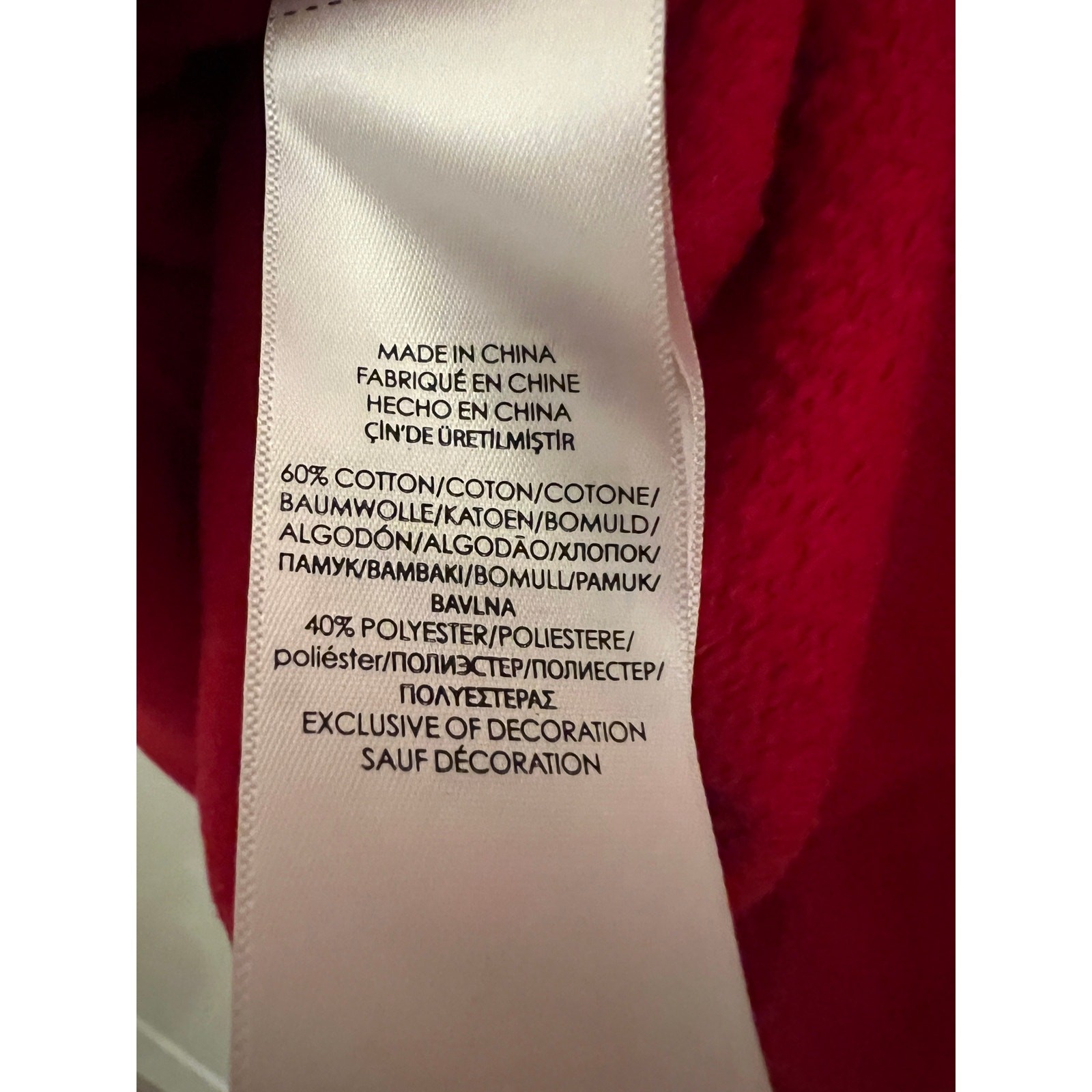 Polo Ralph Lauren giacca pile full zip con cappuccio rosso piccolo pony USA ricamo