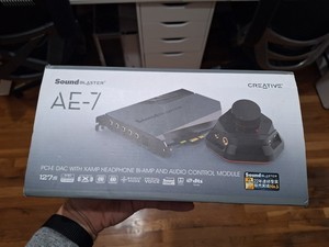 Creative Sound Blaster AE-7 SB1800 5.1 Channel Sound Card + Audio Control Module