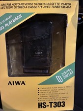 NIB-Vintage Aiwa HS-T303 Casette Player Collectors Piece-Rare