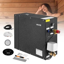 Steam Shower Generator 6kW for Home Spa Sauna with Fast Heat & Auto Drain