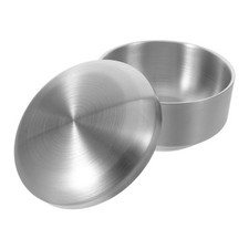 Small Shaving Bowl Stainless Steel Mixing Bowls Men's Cream Beard