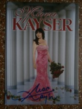Muzyka - podpisany autograf ze zdjęciem - Mara Kayser - Szlager