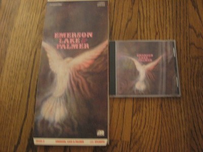Emmerson Lake & Palmer Self Titled Longbox and Cd! Rare!