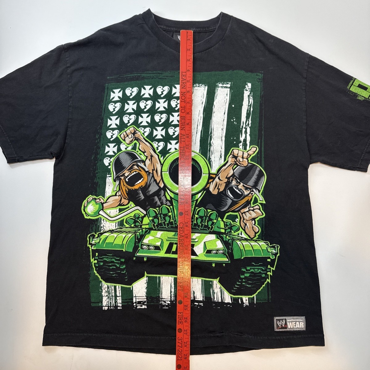 Vintage WWE Degeneration X DX Army Worlds Biggest Member Tank T