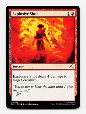 Explosive Shot [Avatar: The Last Airbender: Eternal-Legal] MTG  
