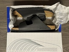 Size Women s 10 Men s 8 Birkenstock Arizona BS Black Narrow Sandals NEW