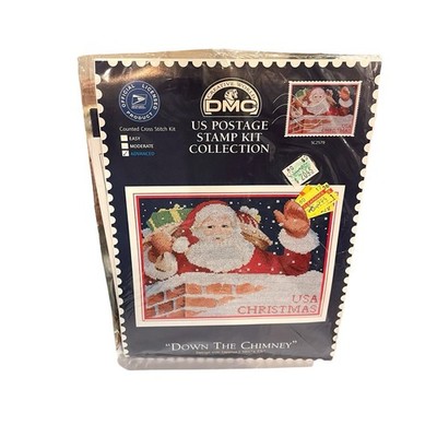 Down The Chimney Counted Cross Stitch Kit #SC2579 DMC Creative World NEW