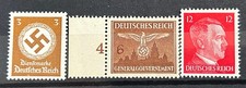 German Stamps Classic officials x 3 Hitler swastika GG etc. MNH Mint /1090