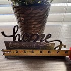 Home Sweet Home Freestanding Wood Tabletop Sign Rustic Rectangle 8 in Brown — photo 3