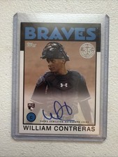 2021 Topps - 1986 Topps Baseball Autographs William Contreras #86A-WIC (AU, RC)