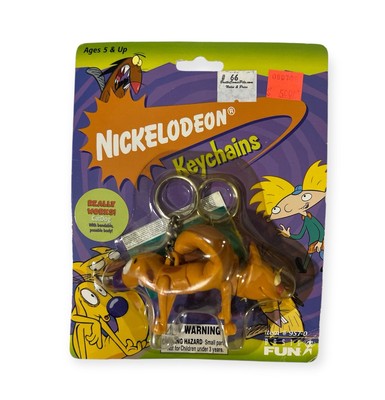 Hey Arnold! CatDog NICKELODEON Basic Fun Keychain 957-0 Sealed 1999
