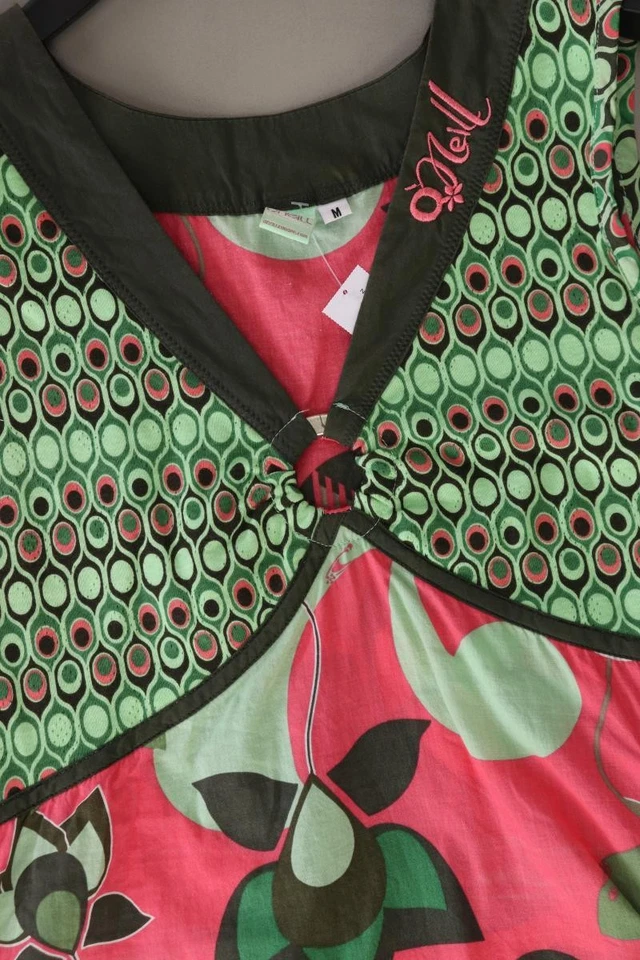 ⭐ O'Neill Top per le signore taglia 38, M verde di cotone ⭐ - Imagen 4 de 4