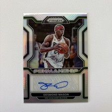 2021-22 Panini Prizm - Penmanship Desmond Mason #PM-DMN (AU)