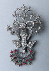 Broche pendentif Saint Esprit argent massif 19e siècle silver spirit