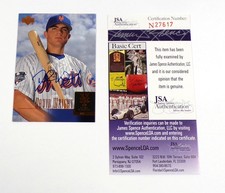 David Wright Signed 2001 Upper Deck Prospect Premieres Rookie Card #52 JSA Auto. rookie card picture