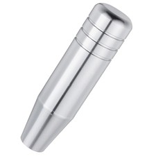 5" Heavy Weighted Shifter Knob, Aluminum Alloy Car Gear Lever Stick Silver