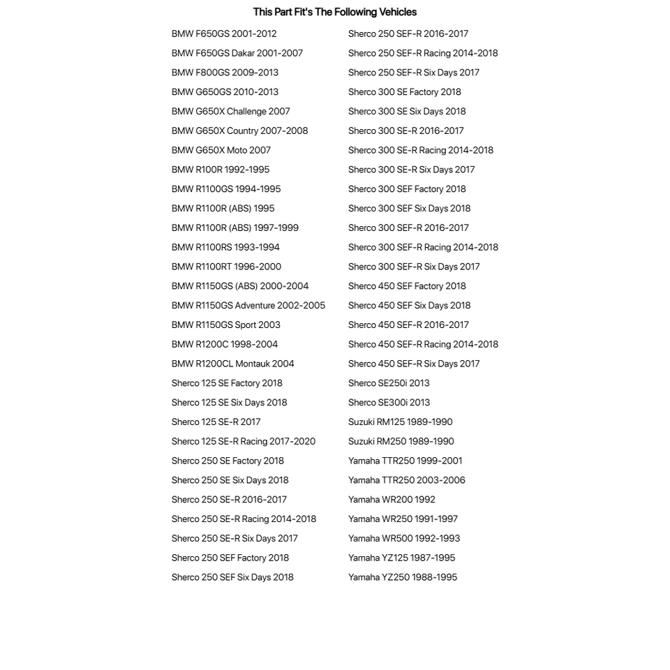 Tusk Steering Stem Bearing Kit For BMW G650GS 2010-2013 Foto 3 de 3