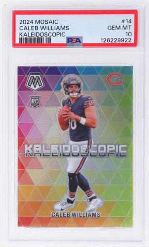 2024 Panini Mosaic Caleb Williams Kaleidoscopic #14 PSA 10