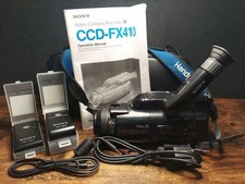 Sony Video 8 Handycam Camera Recorder CCD-FX410 With Extras UNTESTED