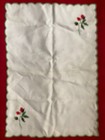 Floral Table Covering With Marks REF00075