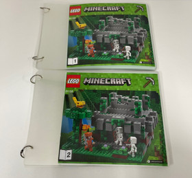 LEGO Minecraft 21132 The Jungle Temple USED 100% Complete Box & Laminated Manual