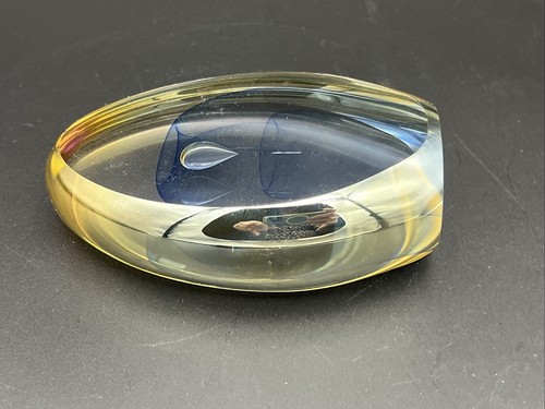 Vintage Ed Nesteruk Studio Art Glass 5" Paperweight Sculpture - Signed 1997 - Picture 8 of 13