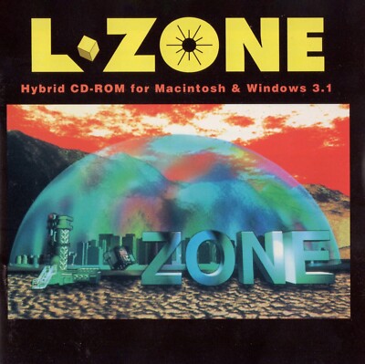 L Zone Game Apple Macintosh Classic Mac Windows Win 3 Orig Hybrid CD LZONE 1993 