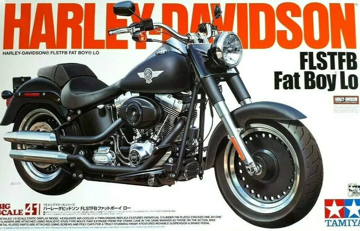 1:6 Scale Tamiya 16041 Harley Davidson FLSTFB - Fat Boy Lo | eBay
